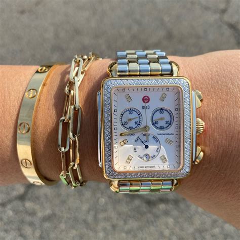 replica michele watch bands|michele watches with diamonds.